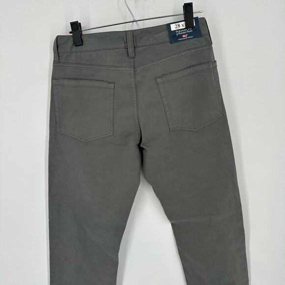 Vineyard Vines 5 Pocket Moleskin Pant Graphite Grey Size 28 X 30 NWT Straight - Picture 6 of 11